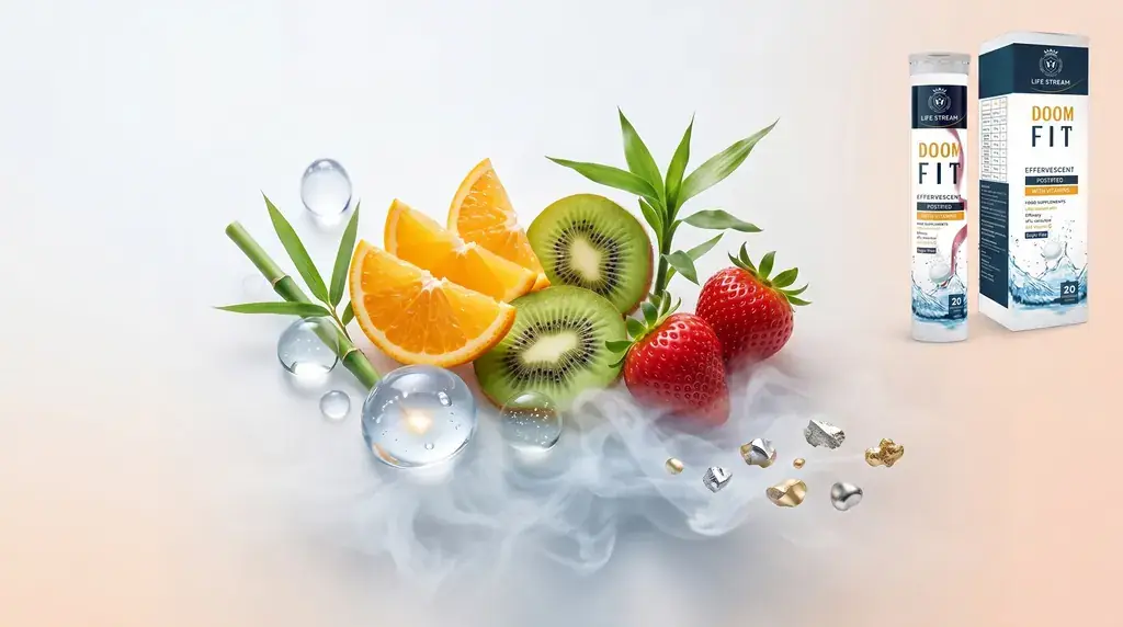 Doom Fit natural composition — plant extracts, vitamins and minerals