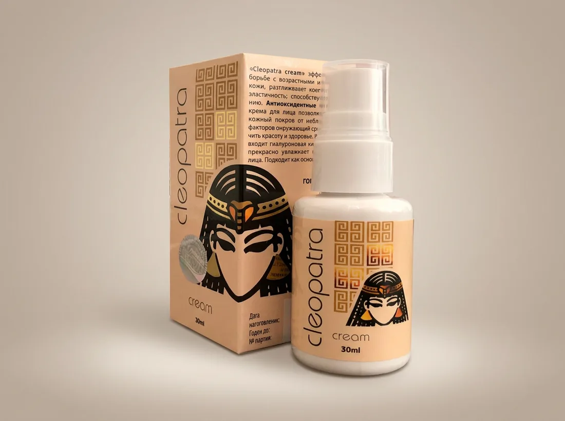 Cleopatra 30 ml yaşlanma karşıtı bakım kremi — resmi ürün görseli
