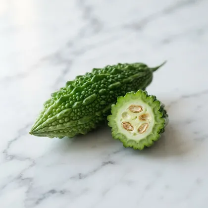 Melón amargo (Momordica charantia), componente declarado de D-Norm
