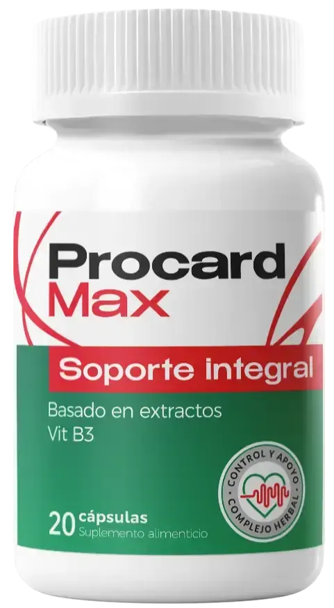 Procard Max cápsulas México — presentación oficial